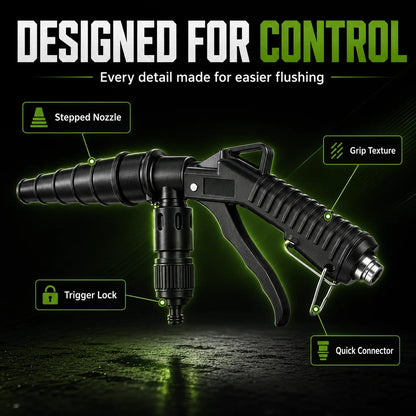 🚗High-Pressure Pulse Flush Gun Kit for Radiator Cleaning
