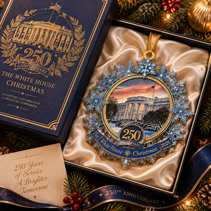White House 250th Anniversary Christmas Commemorative Ornament – Limited Edition