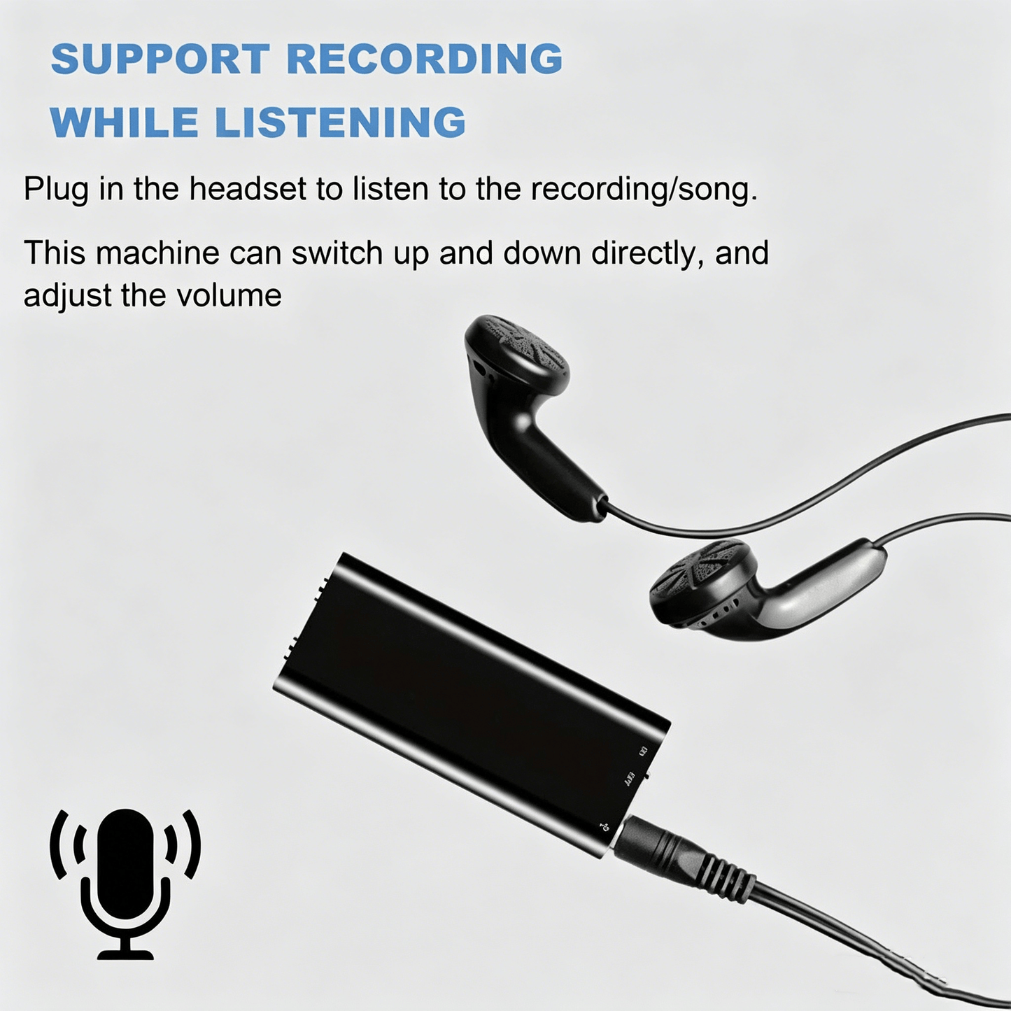 🎙️ HD Digital Voice Recorder & MP3 Player