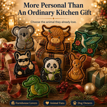 ⏳ Last Day 49% OFF – 🐾 8-Design Animal Mini Pie Mold Collection | Reusable Embossed Molds for Shaping Detailed Highland Cow, Hummingbird, Eagle, Koala & More 🥧✨
