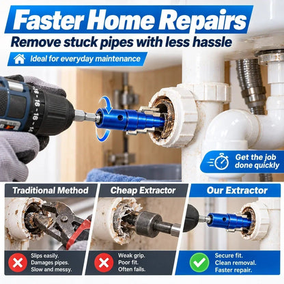 🔥HOT SALE🔥🔧3-Size Pipe Extractor Tool for Broken Pipes & Valves