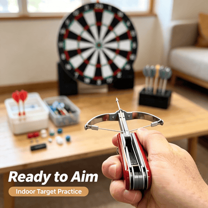 Mini Pocket Crossbow Toy, Portable Hand‐Held Small Crossbow
