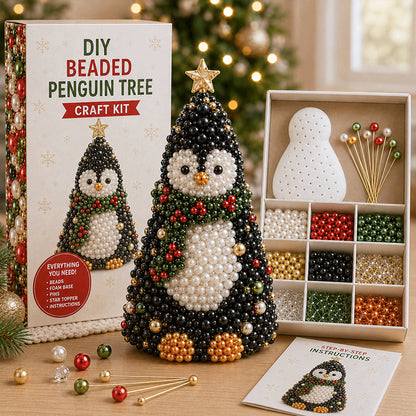 🐾 Animal-Themed Beaded Christmas Tree DIY Kit