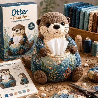 💥[LIMITED TIME 50% OFF]🔥 DIY Dieren Tissuehouder Set | Koala/Otter/Wombat etc. 5 Stijlen | Inclusief Stoffen & Accessoires | Handgenaaid | Woondecoratie