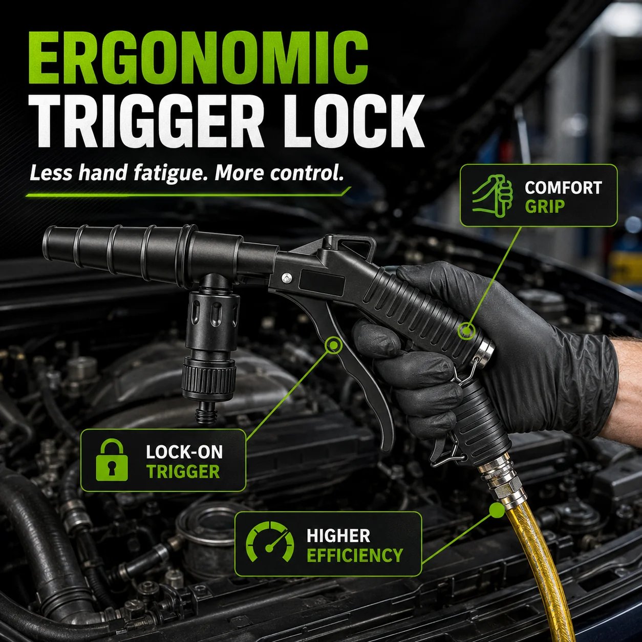 🚗High-Pressure Pulse Flush Gun Kit for Radiator Cleaning