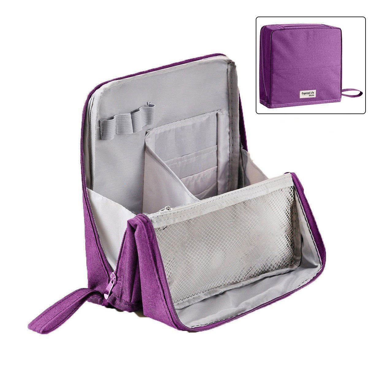 🎉Standing Makeup Bag – Portable, Large Capacity