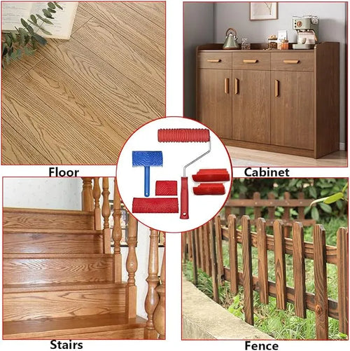 Pro Wood Grain Roller – Create Realistic Wood Texture in Minutes