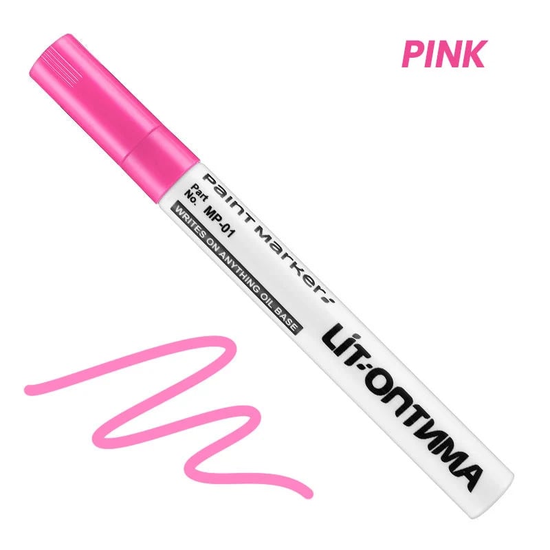 🎨 Tire Lettering & Craft Paint Markers – 12 Color Choices