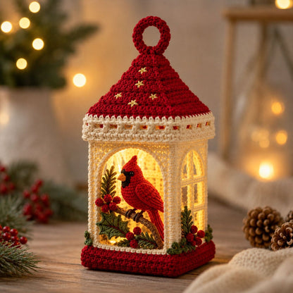 ⏳ Last Day 49% OFF – 🧶Beginner-Friendly DIY Lighted Christmas Crochet Lantern Kit Collection | Complete Kit with Coordinated Yarn, LED Lights & Step-by-Step Guide Included 💕