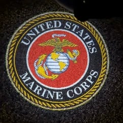 Make every time you open the door more personalized with military-style door projection lights.