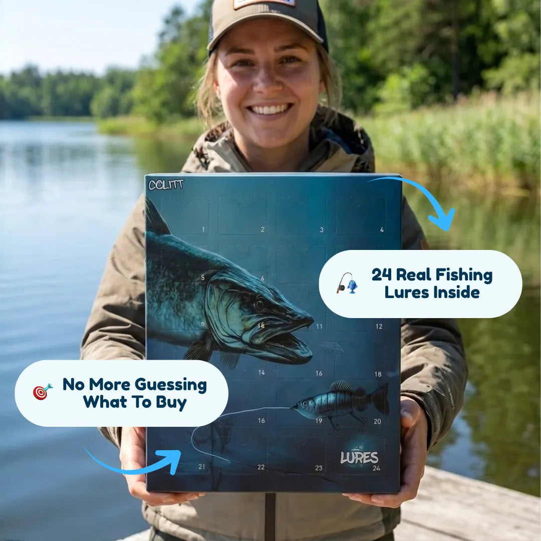 🎣 Angler’s Advent Calendar – 24 Fishing Lure Surprises