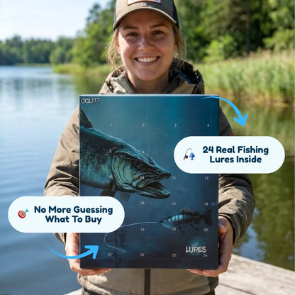 🎣 Angler’s Advent Calendar – 24 Fishing Lure Surprises
