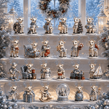 Ice Reindeer Advent Calendar – 24 Hanging Christmas Ornaments