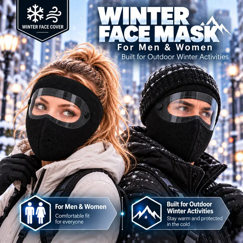 ❄️ Winter Face Mask with Detachable Goggles