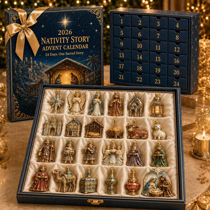 ✨ 2026 Nativity Story Christmas Advent Calendar | 24 Keepsake Ornaments Inspired by the Sacred Journey to Christmas 🎄🙏