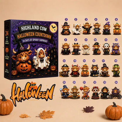 🐮Highland Cow Halloween Countdown Calendar 2026🎃✨