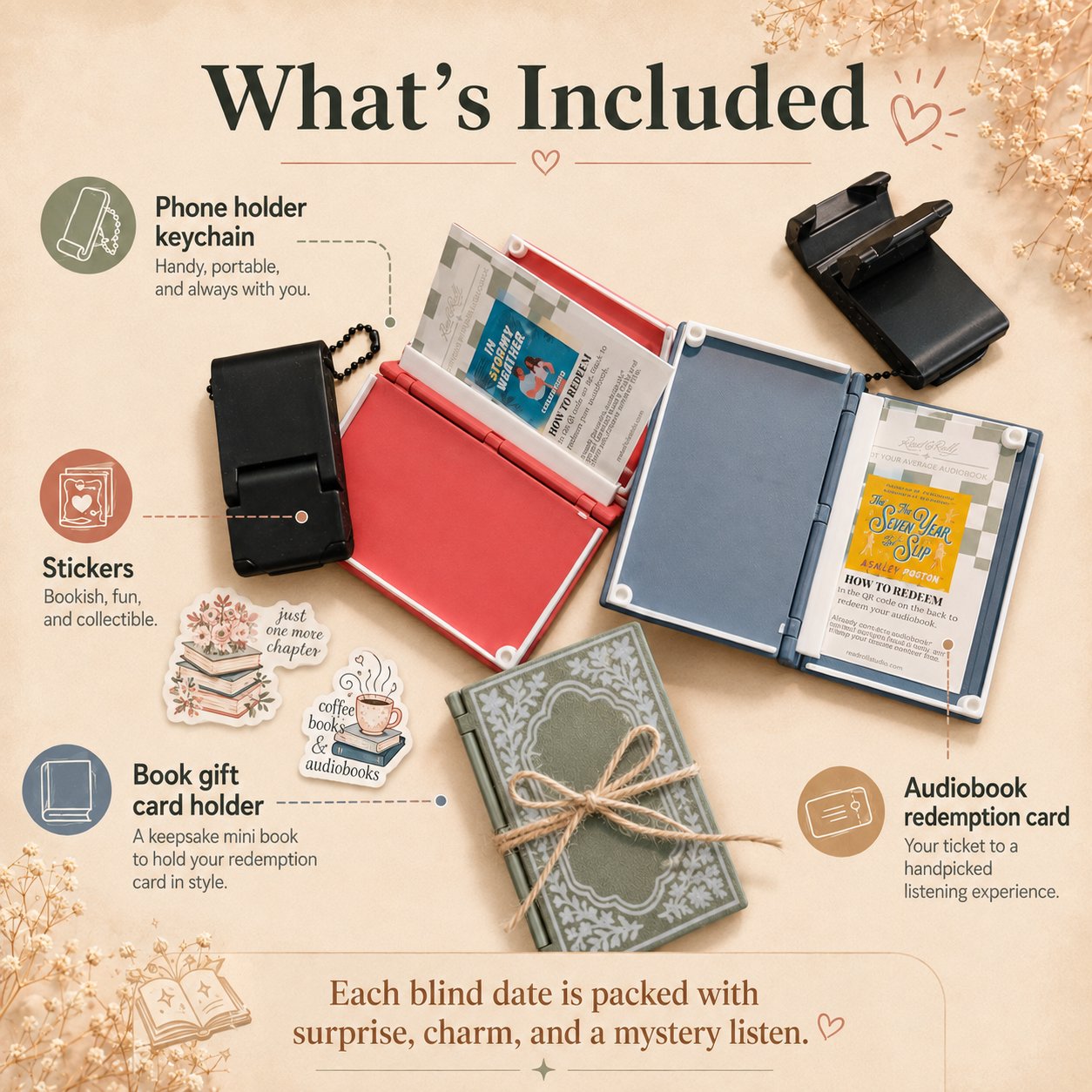 📚Blind Date With An Audiobook 🎧 | Mystery Audiobook Gift For Book Lovers