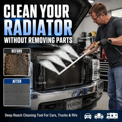 🚗 24-Inch High-Pressure Radiator Cleaning Wand