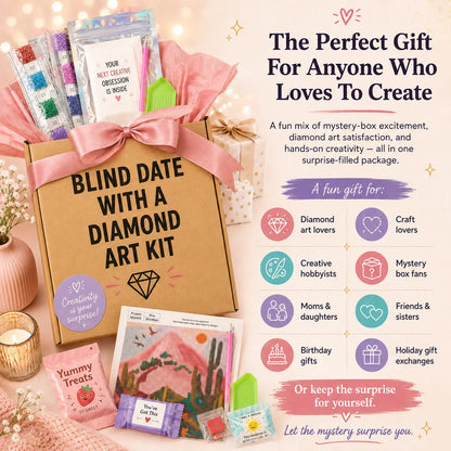 🔥LAST DAY 50% OFF - 💎 Blind Date With A Diamond Art Kit – A Creative Mystery Waiting To Be Revealed