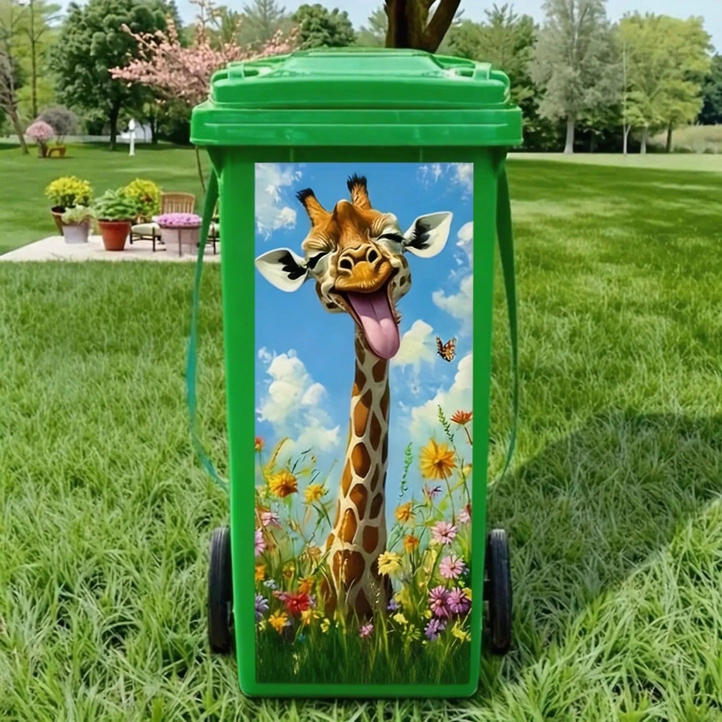 🔥Last Day 50% OFF -🗑Creative Trash Can Sticker with Colourful Cartoon✨