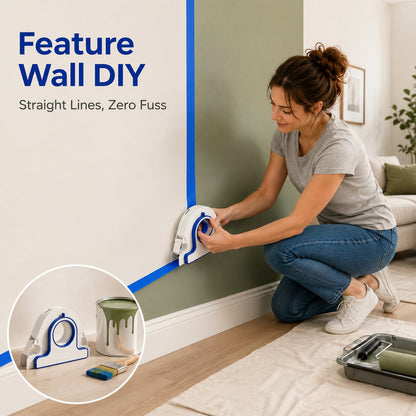📍High-efficiency Painter Masking Tape Applicator