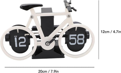 Creative Bicycle Automatic Page Turning Clock