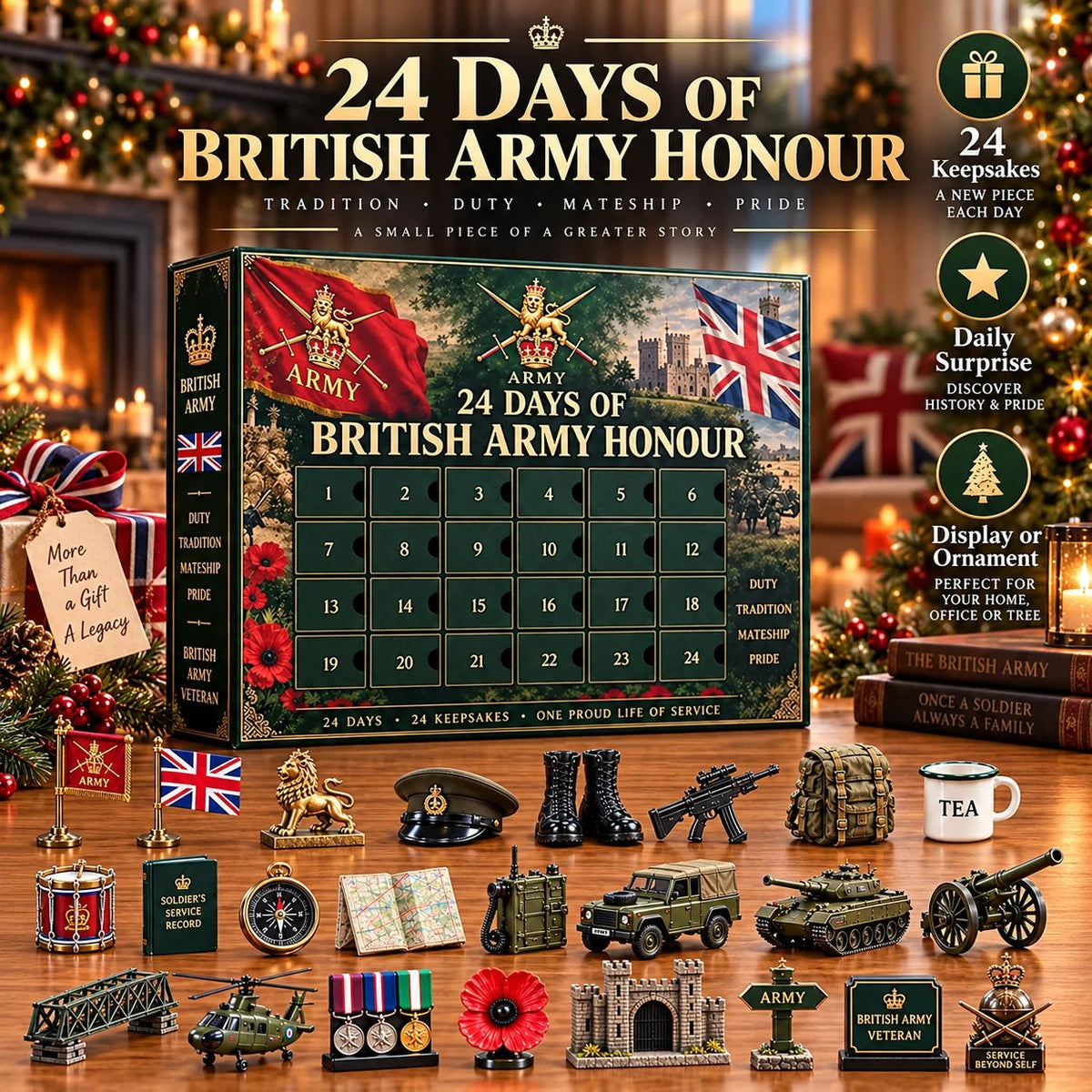 24 Days of British Army Honour Advent Calendar
