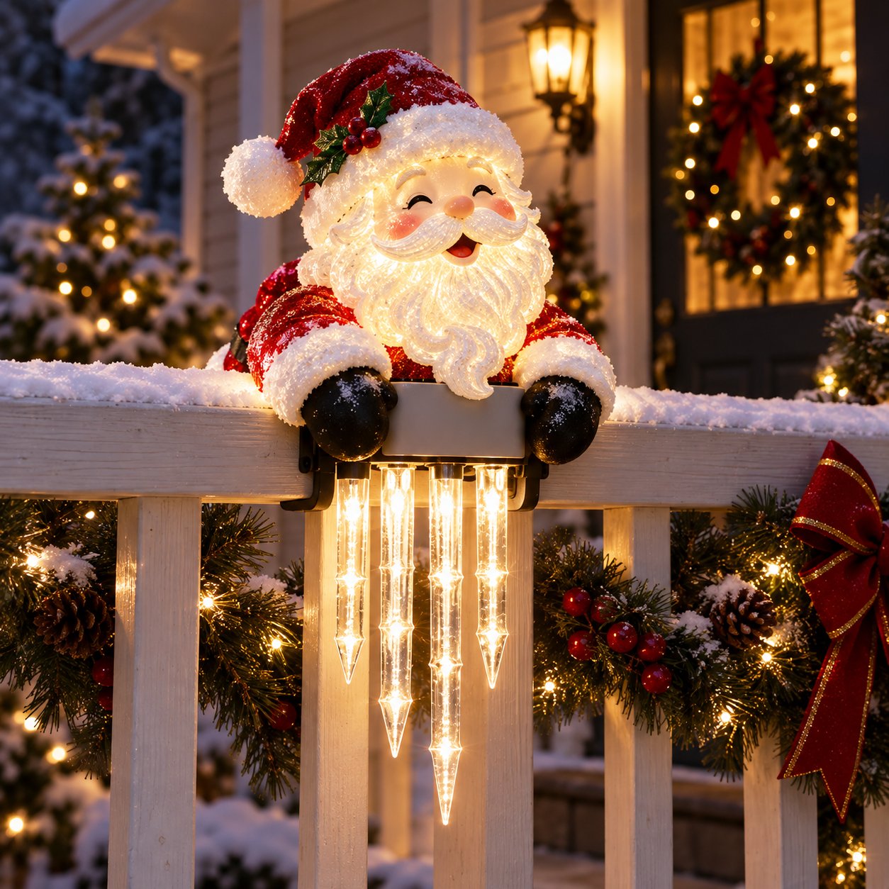 🎄Christmas Character Railing Lights😍