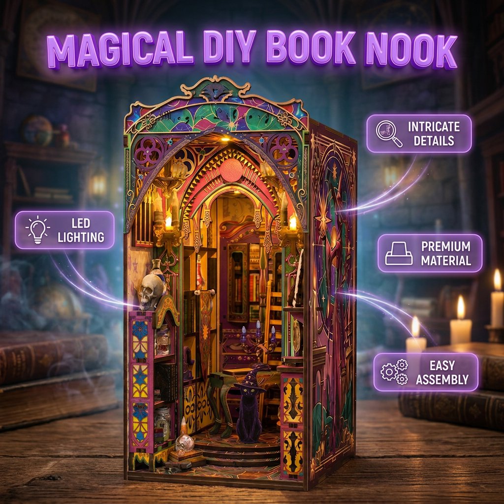 🔥HOT SALE🔥DIY Book Nook Shelf Insert & Desktop Ornament