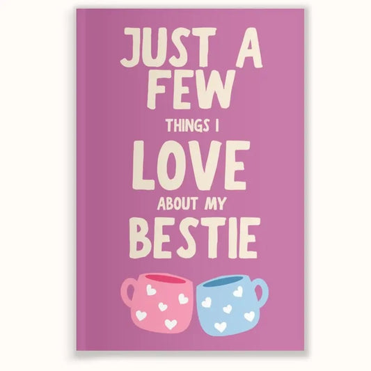 💕📔Just A Few Things I Love About My Bestie - Fill In The Blank Book Gift🎁