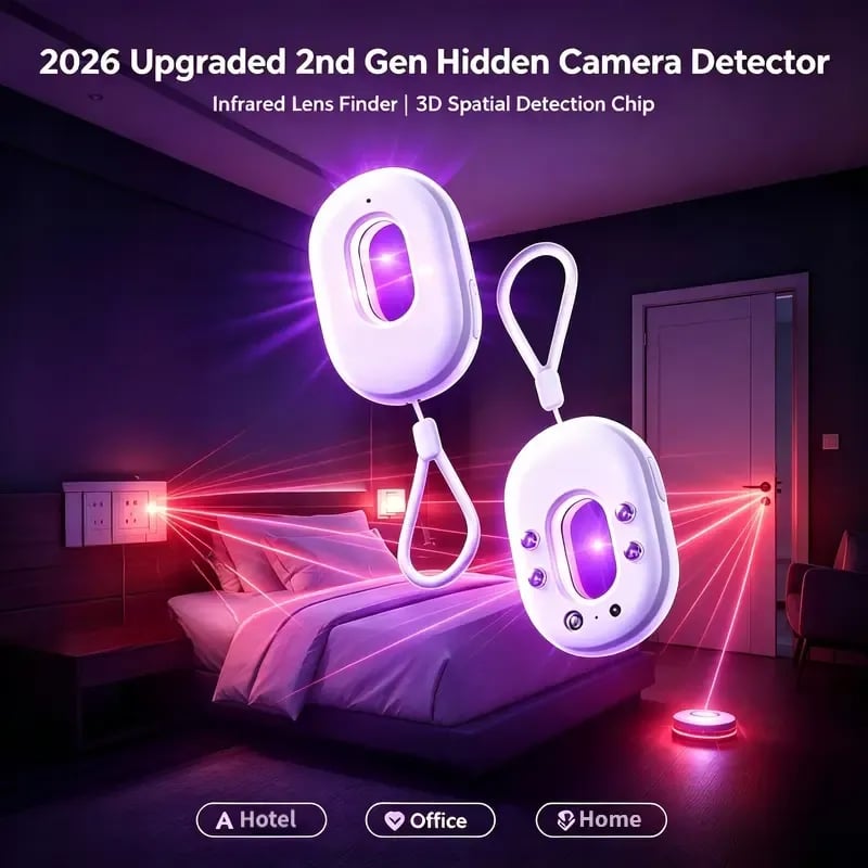 Portable Privacy Detector 🛡️| 3 Scan Modes, Sound & Vibration Alert For Trips