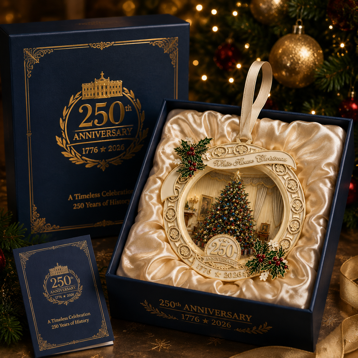 250th Anniversary White House Christmas Tree Ornament – Limited Edition Collectible