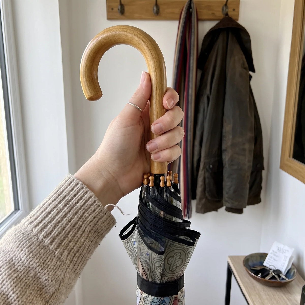 Wizard-Inspired Stained Glass Canopy Umbrella