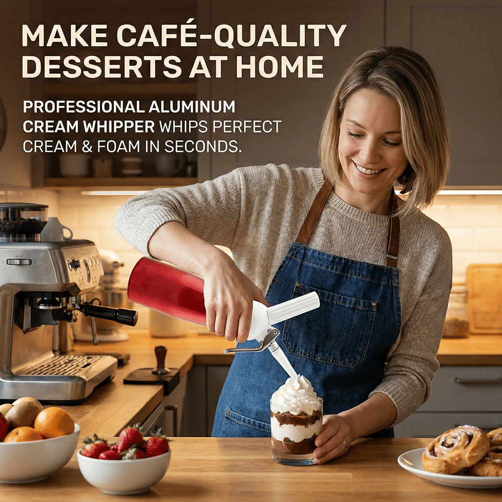 🍰 Professional cream frother