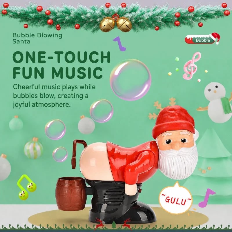 Funny Christmas Bubble Toy