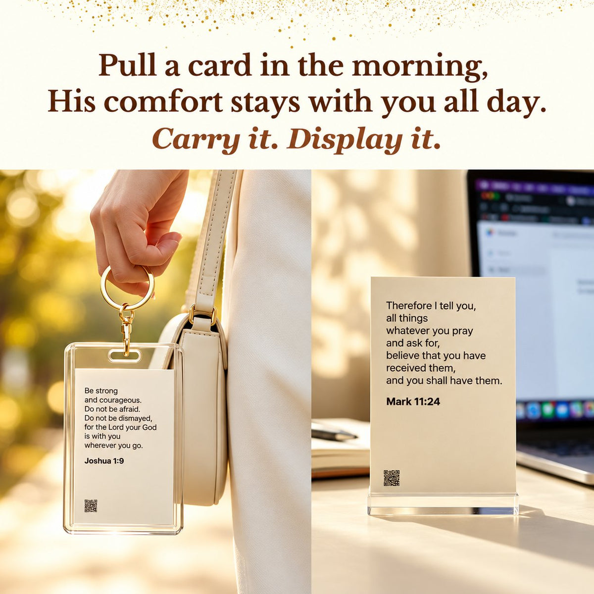 ✝️🙏 828 Verse Box Read Me When You Need Comfort – 108 Bible Verse Cards With 108 Complete Devotionals & Prayers, Thoughtful Christian Gift Set 🎁