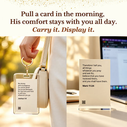 ✝️🙏 828 Verse Box Read Me When You Need Comfort – 108 Bible Verse Cards With 108 Complete Devotionals & Prayers, Thoughtful Christian Gift Set 🎁