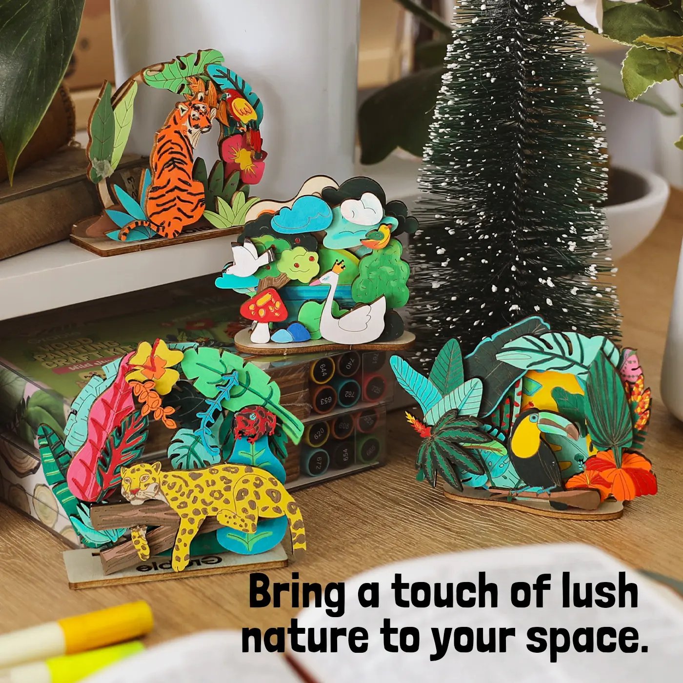 🎨Wood Painting Art Craft Kit - ✨Complete Handcraft Set with Crafting Tools(📦Buy 2 Free Shipping)