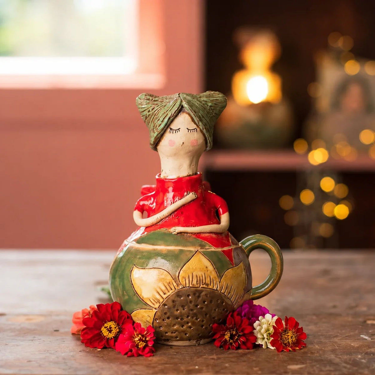 🧚‍♀️🌸 Enchanted Fairy Treasure Keeper – Whimsical Storage & Décor for a Touch of Everyday Magic Jar/Mug