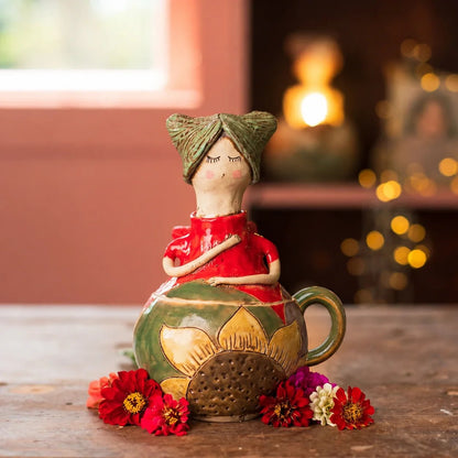 🧚‍♀️🌸 Enchanted Fairy Treasure Keeper – Whimsical Storage & Décor for a Touch of Everyday Magic Jar/Mug