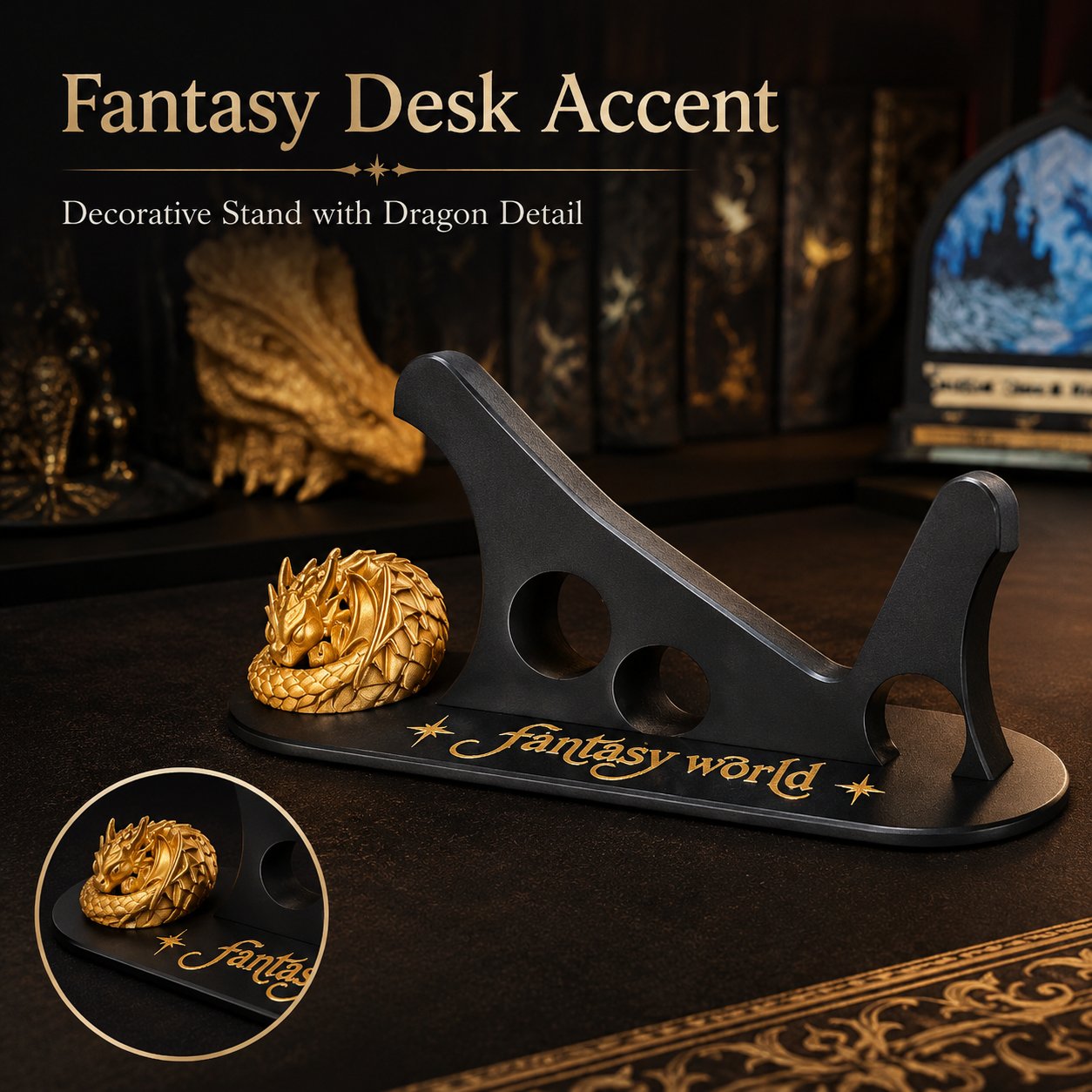 Sleeping Dragon Kindle Bed Stand