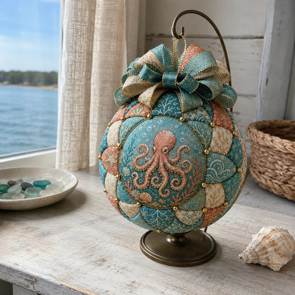 ⏳ Last Day 49% OFF – 🌊 Beginner-Friendly DIY Ocean Treasures Patchwork Ornament Kit Collection | Complete Kit with Coordinated Fabrics, Ornament Form, Coastal Accents & Step-by-Step Guide Included 💕