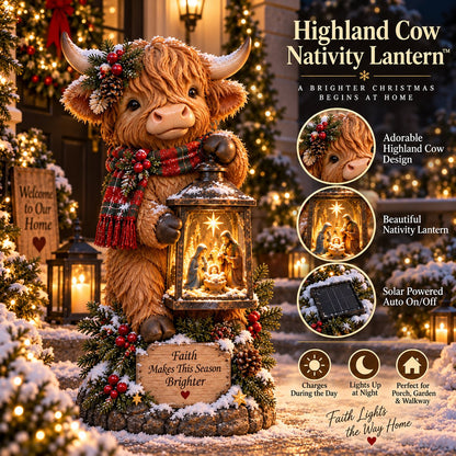 Highland Cow Nativity Lantern™