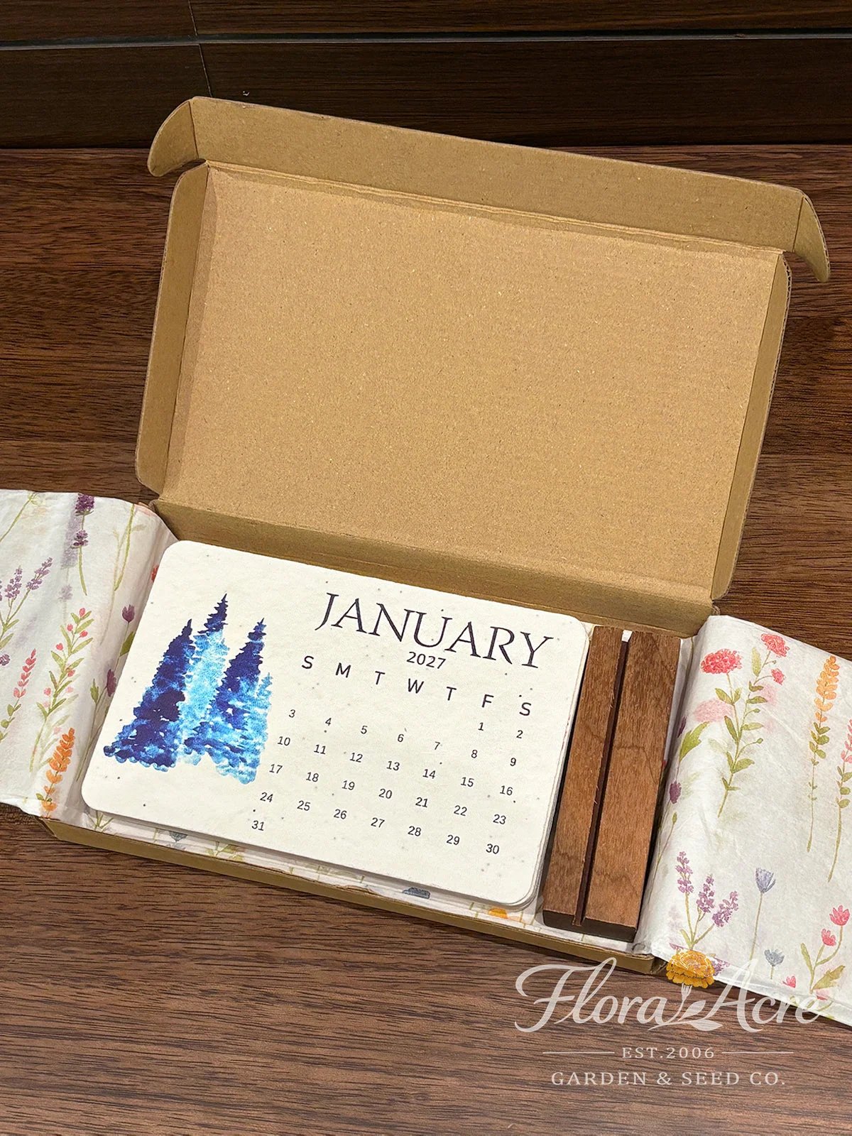 🌱Eco-Friendly Plantable “Timeless” Seed Calendar 2027 ✨ Plan • Plant • Grow • Enjoy