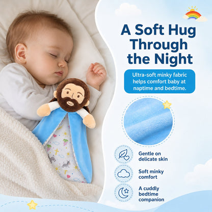 ✝️Jesus Baby Lovey Security Blanket❤️Faith, Love, Safe & Comfort In Every Hug🤗