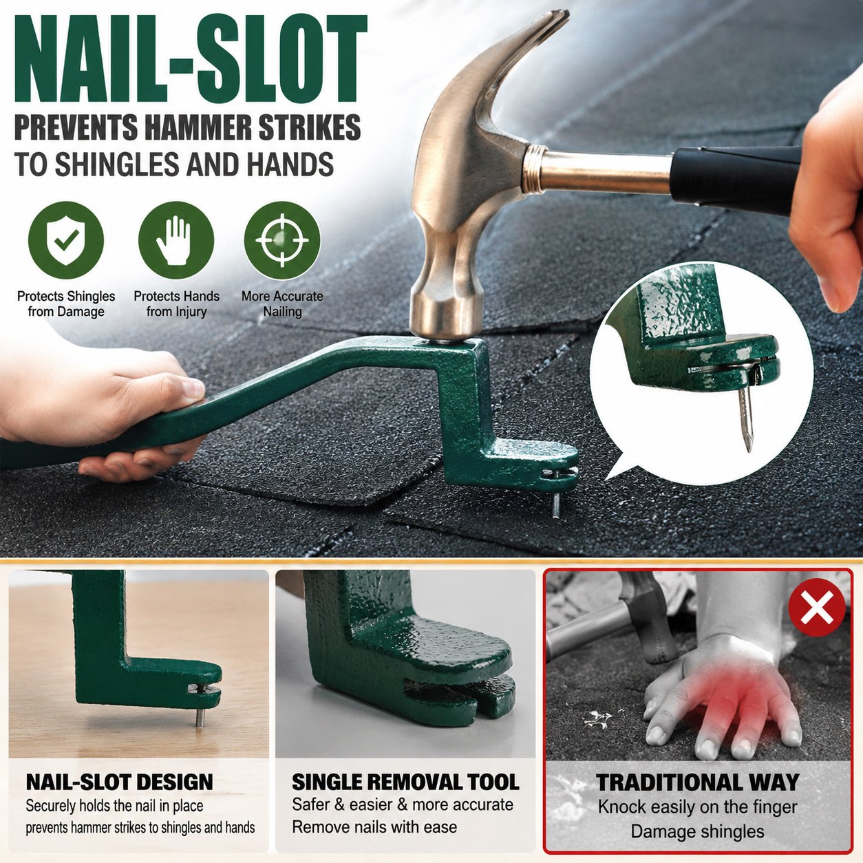 Roofing Snake Shingle Remover Tool
