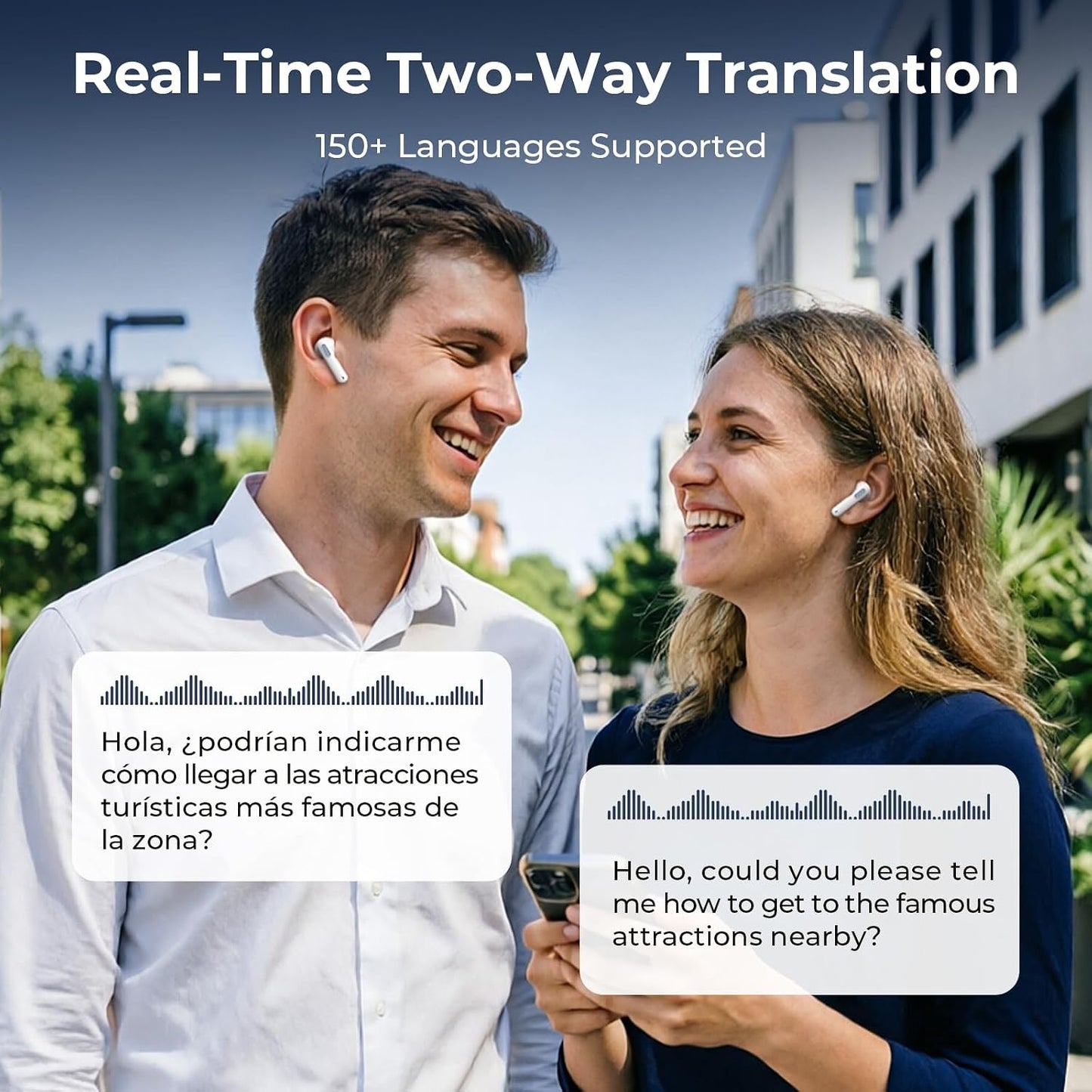 NE49 AI Translation Earbuds