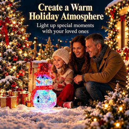 🎄✨ Magical LED Light-Up Snowman | Colorful Christmas Decoration