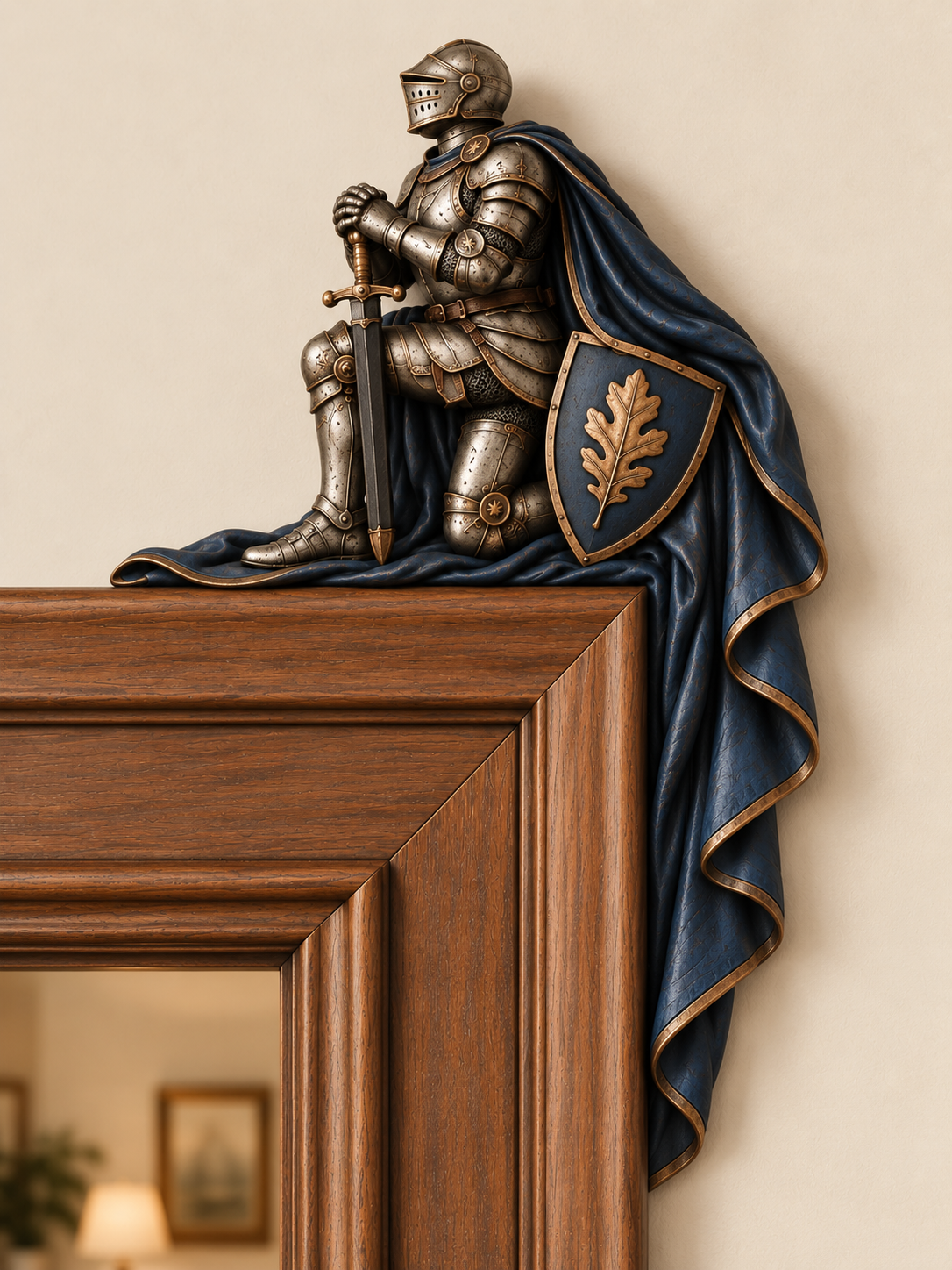 'Guardians at Our Door' – Epic Medieval Knight Door Frame Decor Set 🛡️🏰