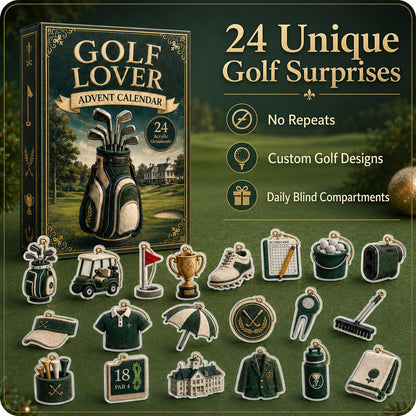 🎄24-Day Golf Charm Holiday Countdown 🎁✨